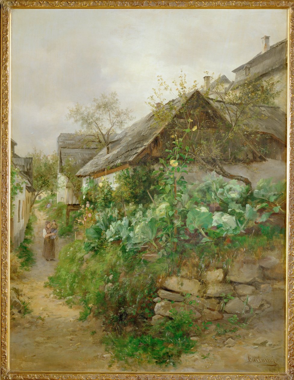 Krautgarten - Cavolo a pelo... (pittura su tela) da Emil Barbarini