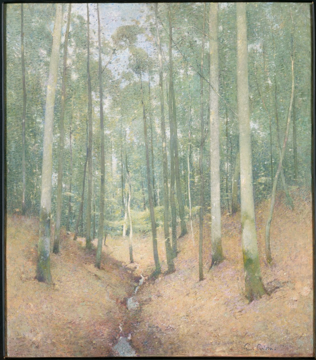 Interno del bosco da Emil Carlsen