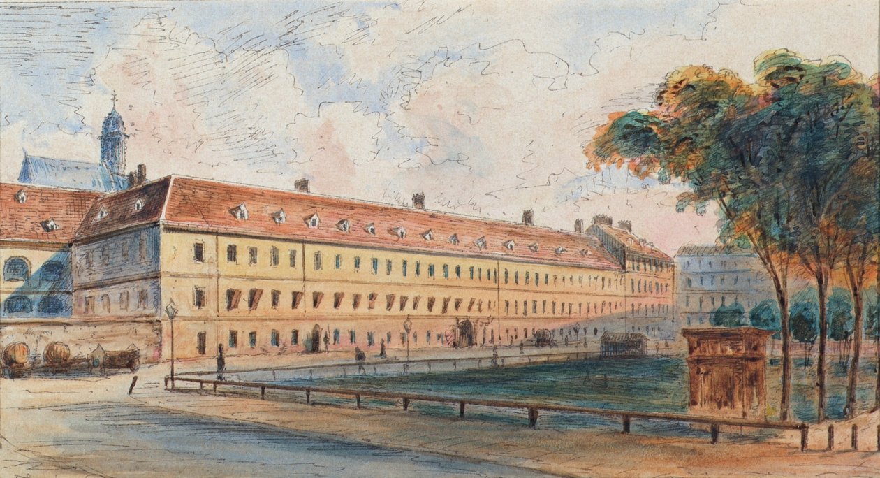 La caserma di Salzgries da Emil Hütter