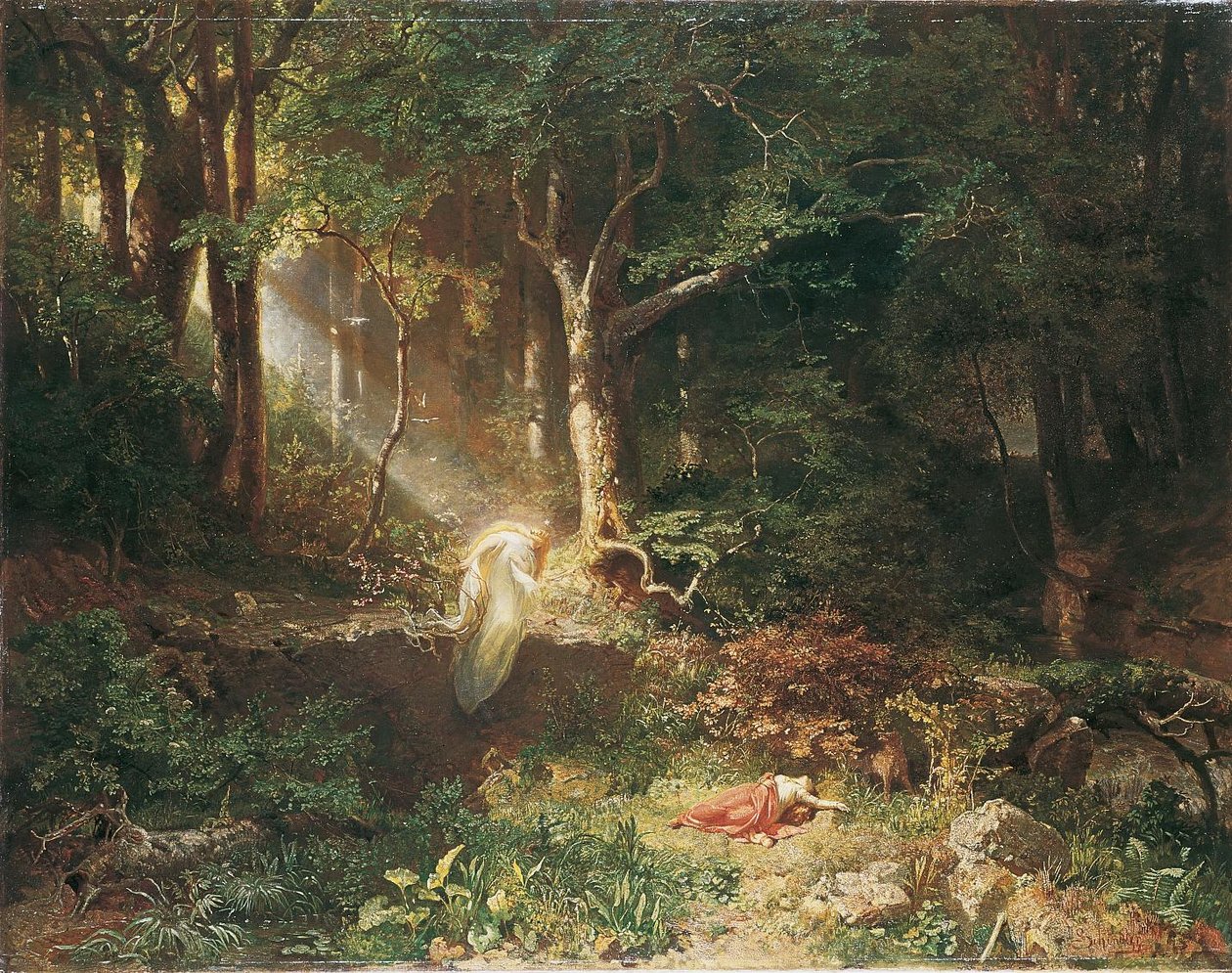 Nascita della fanciulla del bosco da Emil Jakob Schindler