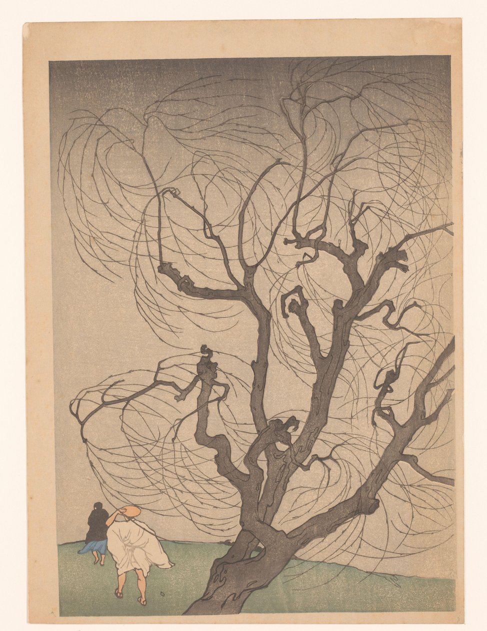 Albero nel vento da Emil Orlik
