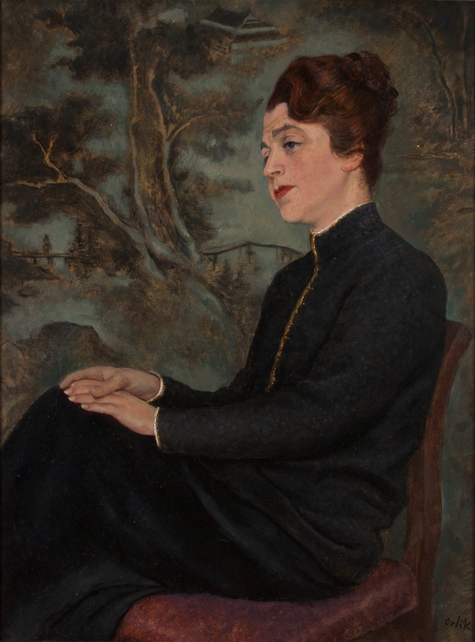 Ritratto di donna da Emil Orlik