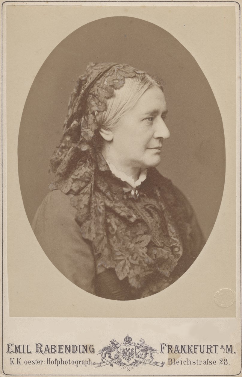 Ritratto di Clara Wieck-Schumann da Emil Rabending