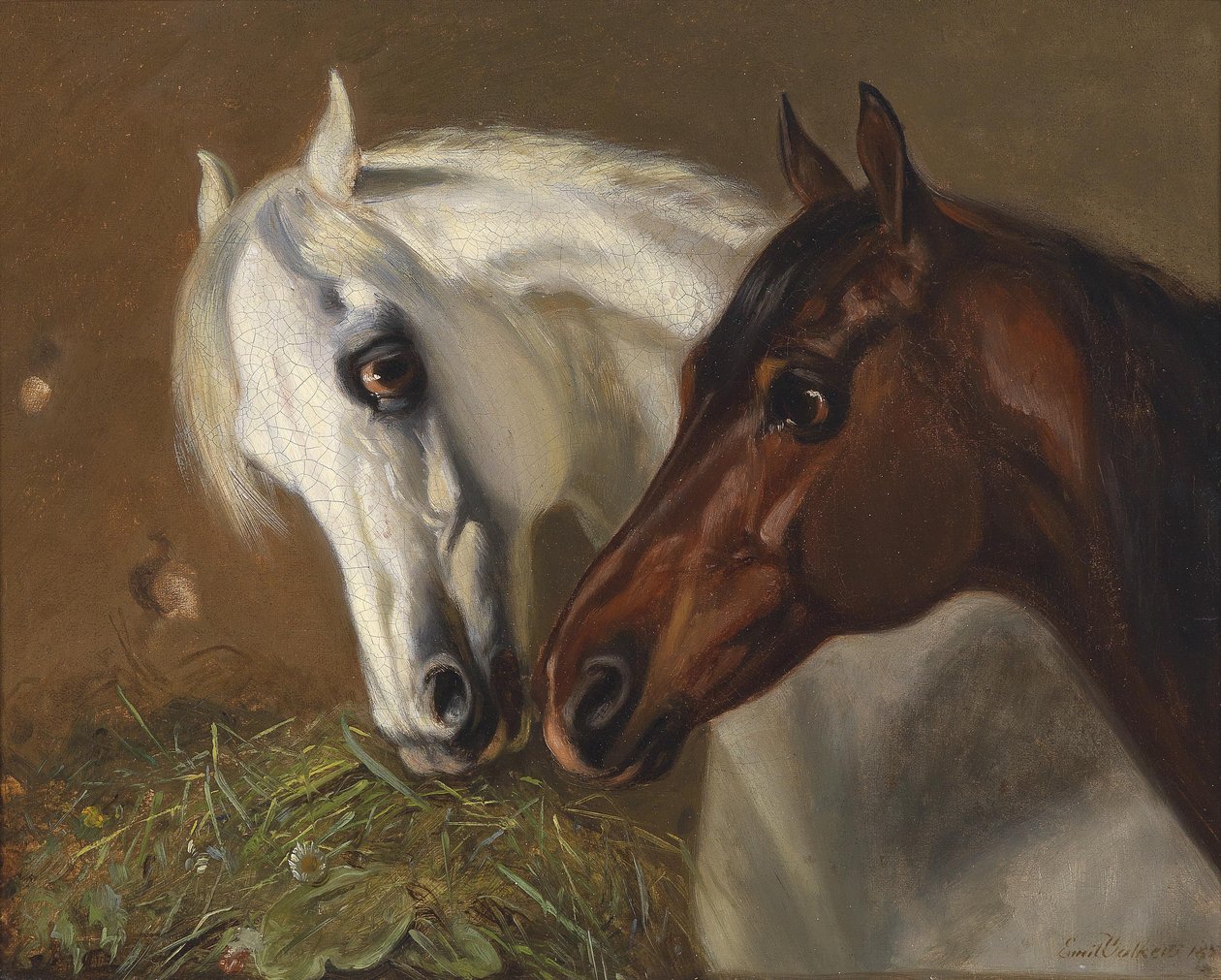 Due teste di cavallo da Emil Volkers