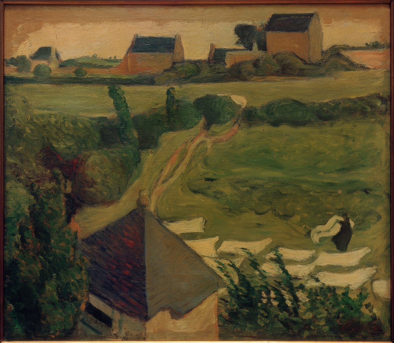 Veduta di Saint-Briac con bucato da Emile Bernard