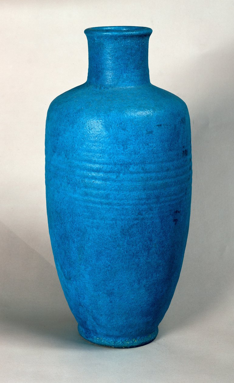 Vaso a forma di bottiglia a collo dritto da Emile Lenoble