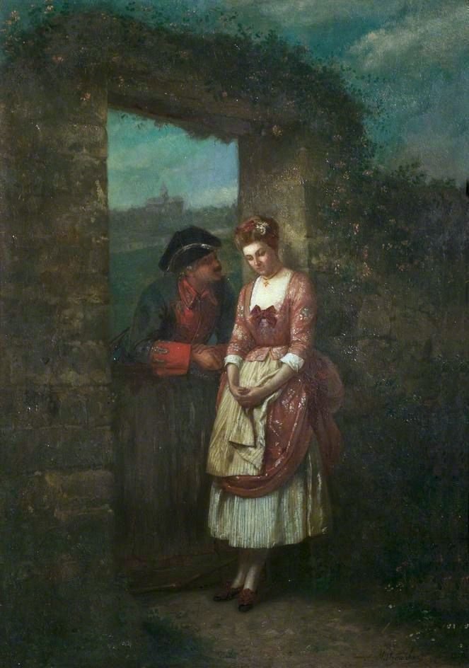 Corteggiamento da Emile Pierre Metzmacher