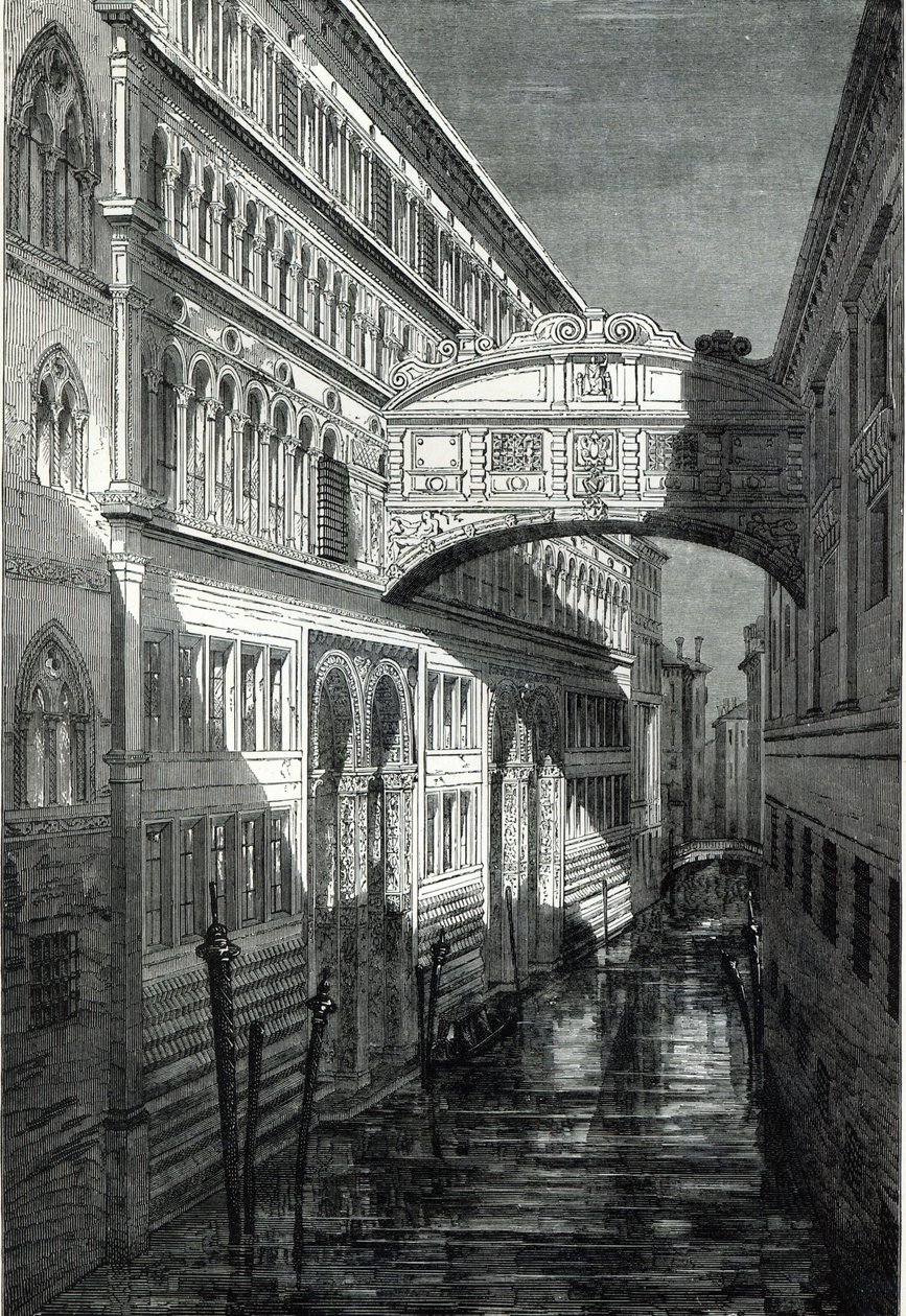 Ponte dei Sospiri, Venezia da Emile Theodore Therond
