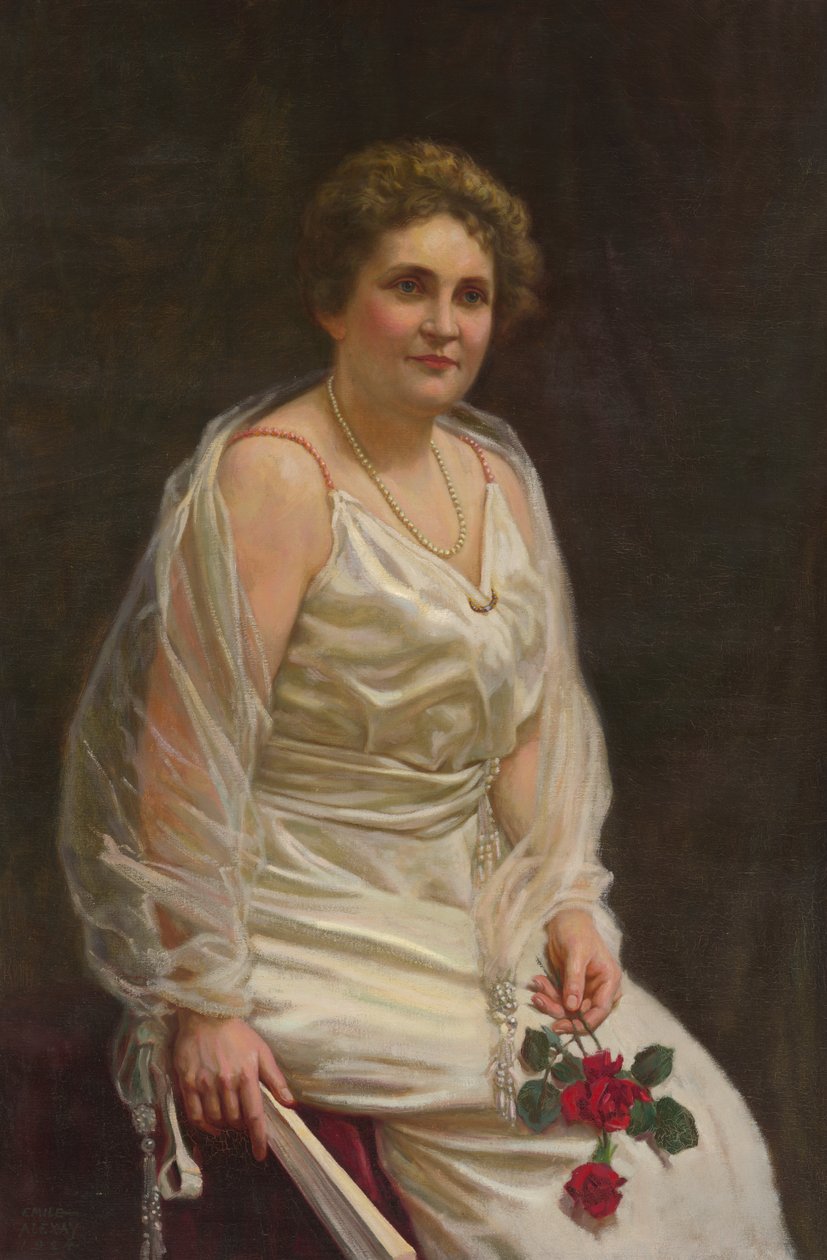 Edith Bolling Galt Wilson, 1924 da Emile Alexay