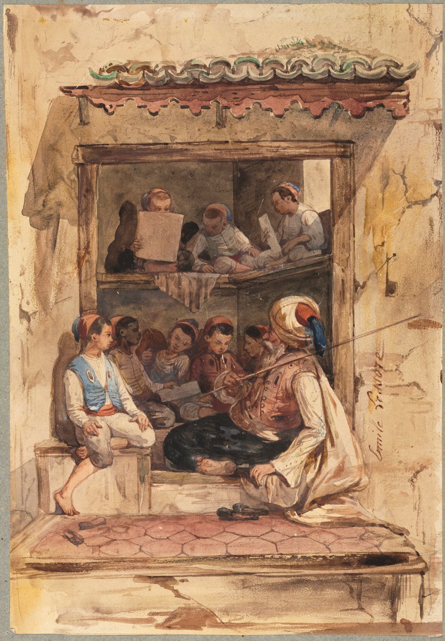 Scuola per ragazzi da Emile Aubert Lessoire