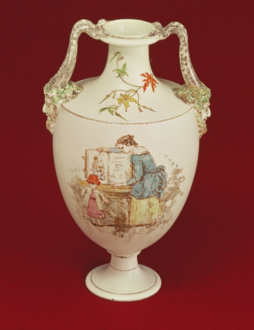 Vaso Wedgwood, fine XIX secolo da Emile Aubert Lessore