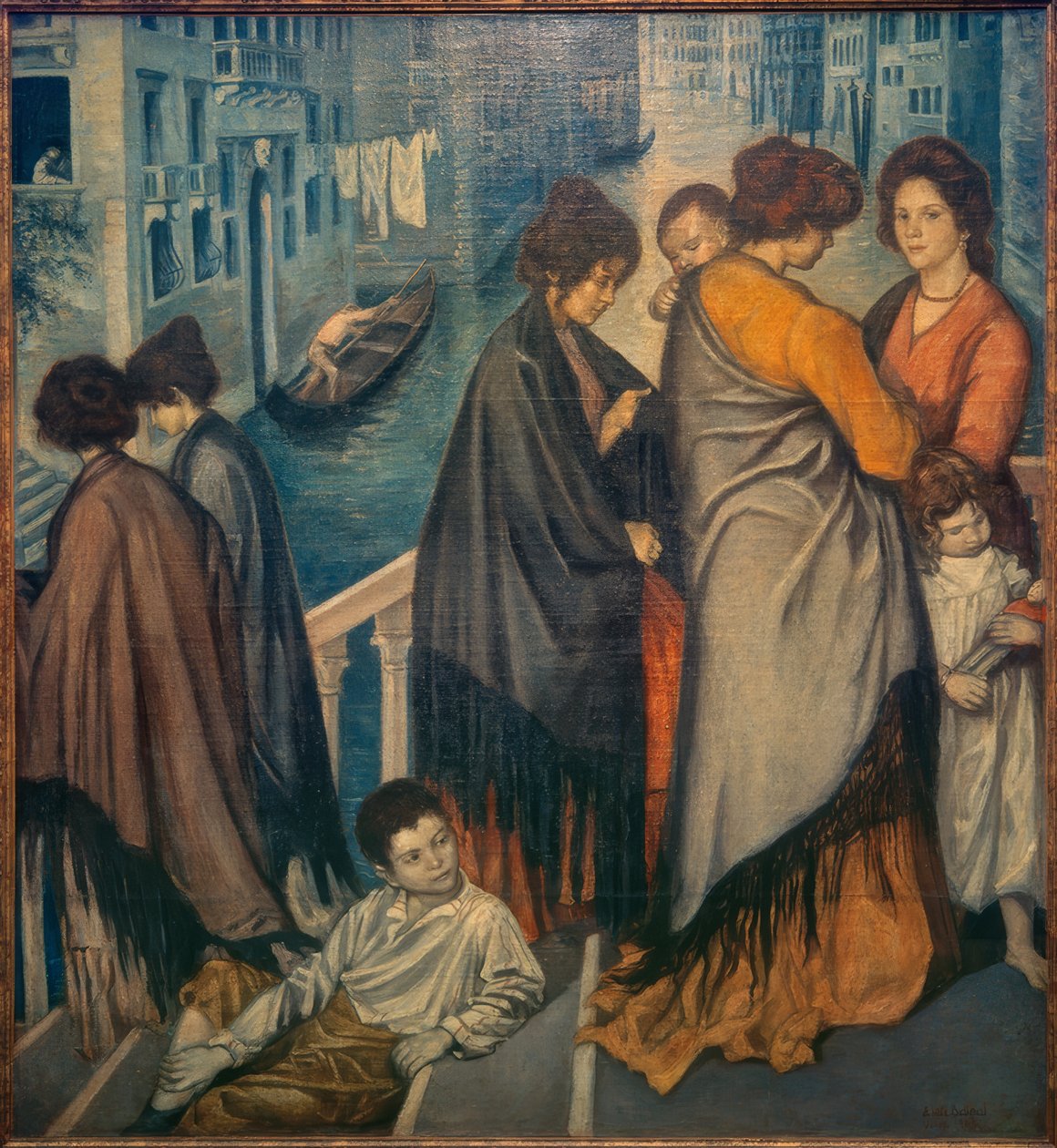 Su un ponte a Venezia da Emile Bernard