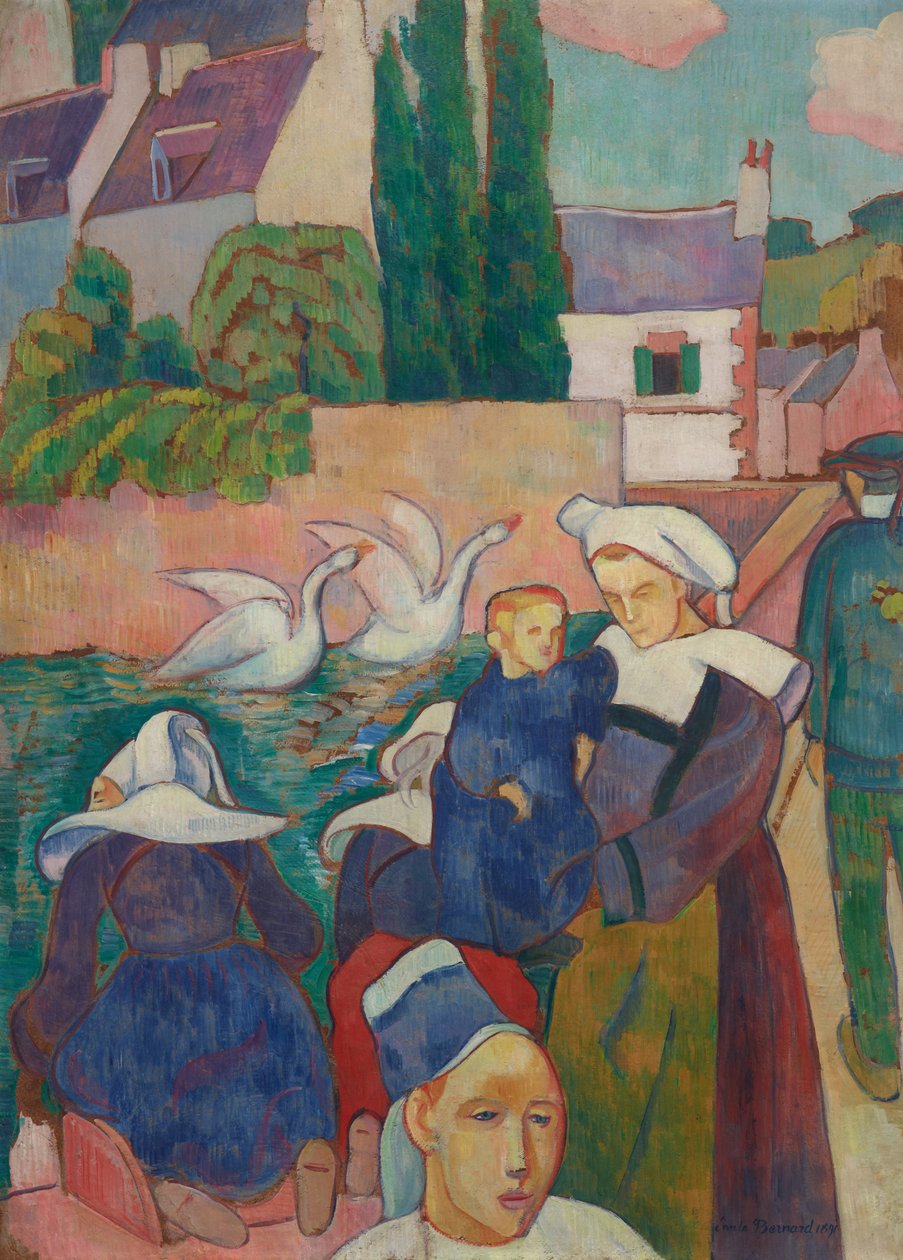 Ponte a Pont-Aven da Emile Bernard