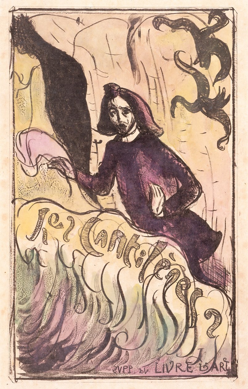 Les Cantilènes: Copertina da Emile Bernard
