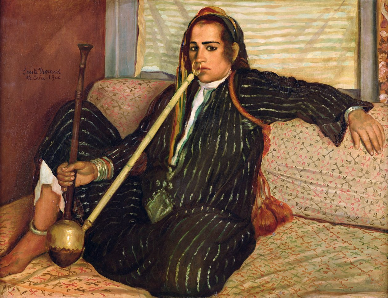 Fumare Hashish, 1900 da Emile Bernard