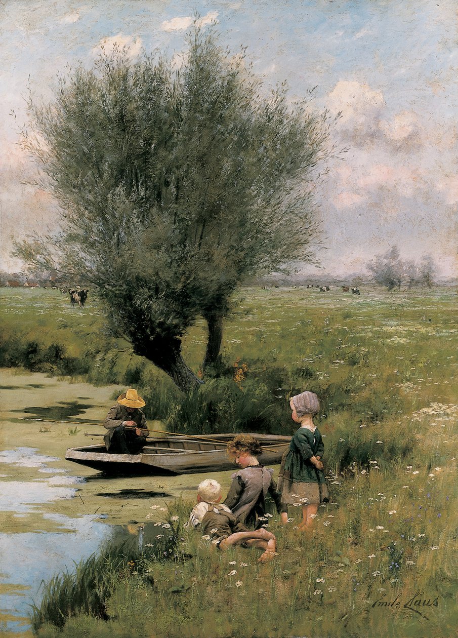 Lungo il fiume da Emile Claus