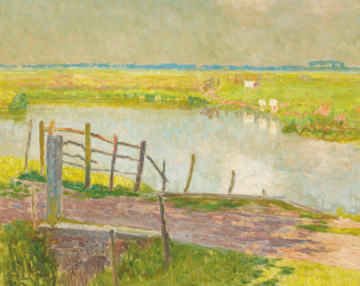 La recinzione da Emile Claus