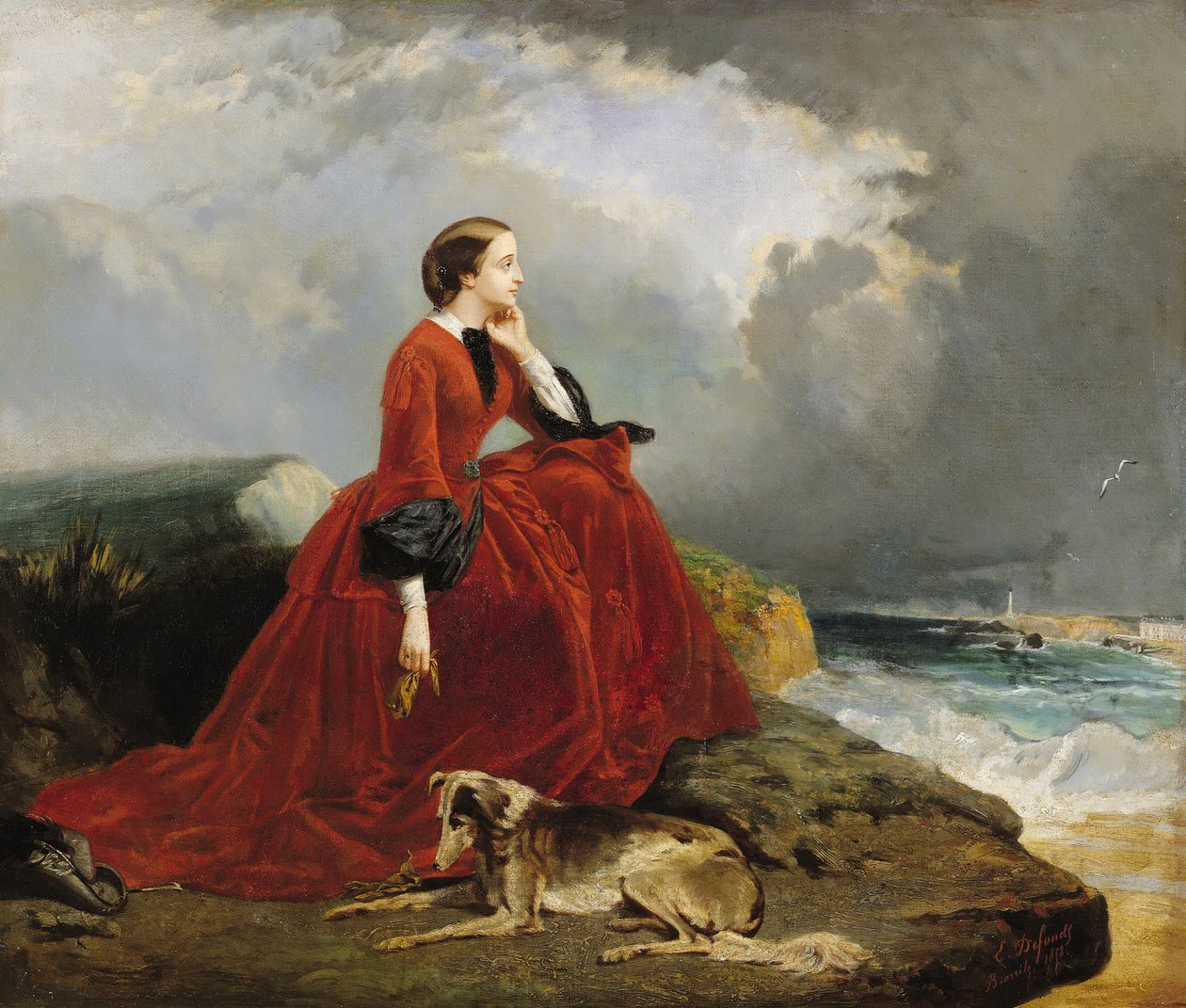 Imperatrice Eugenia 1826-1920 a Biarritz da Emile Defonds