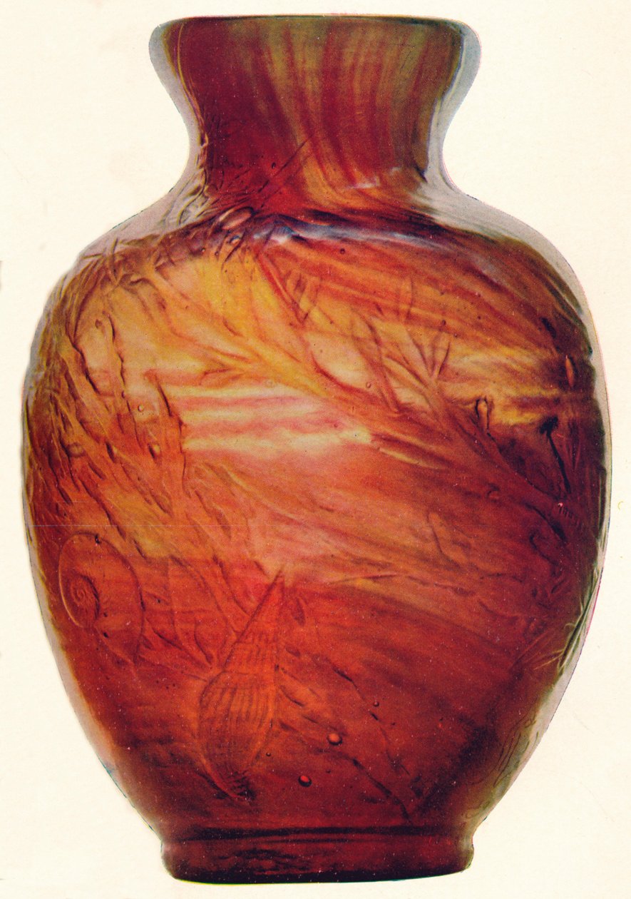 Vaso di vetro di E. Galle, c1846-1903, 1903 da Emile Galle