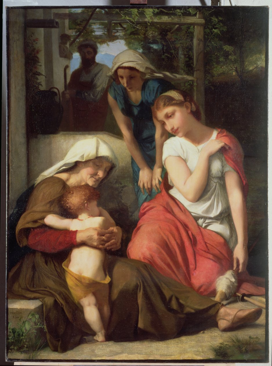 Ruth e Naomi, 1859 da Emile Levy