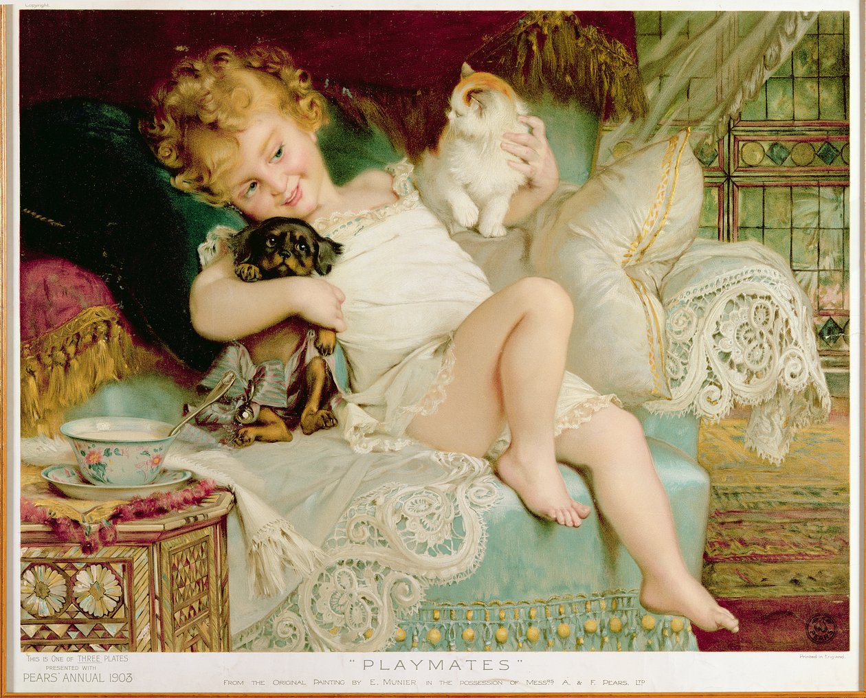 Compagni di Gioco, dal Pears Annual, 1903 da Emile Munier