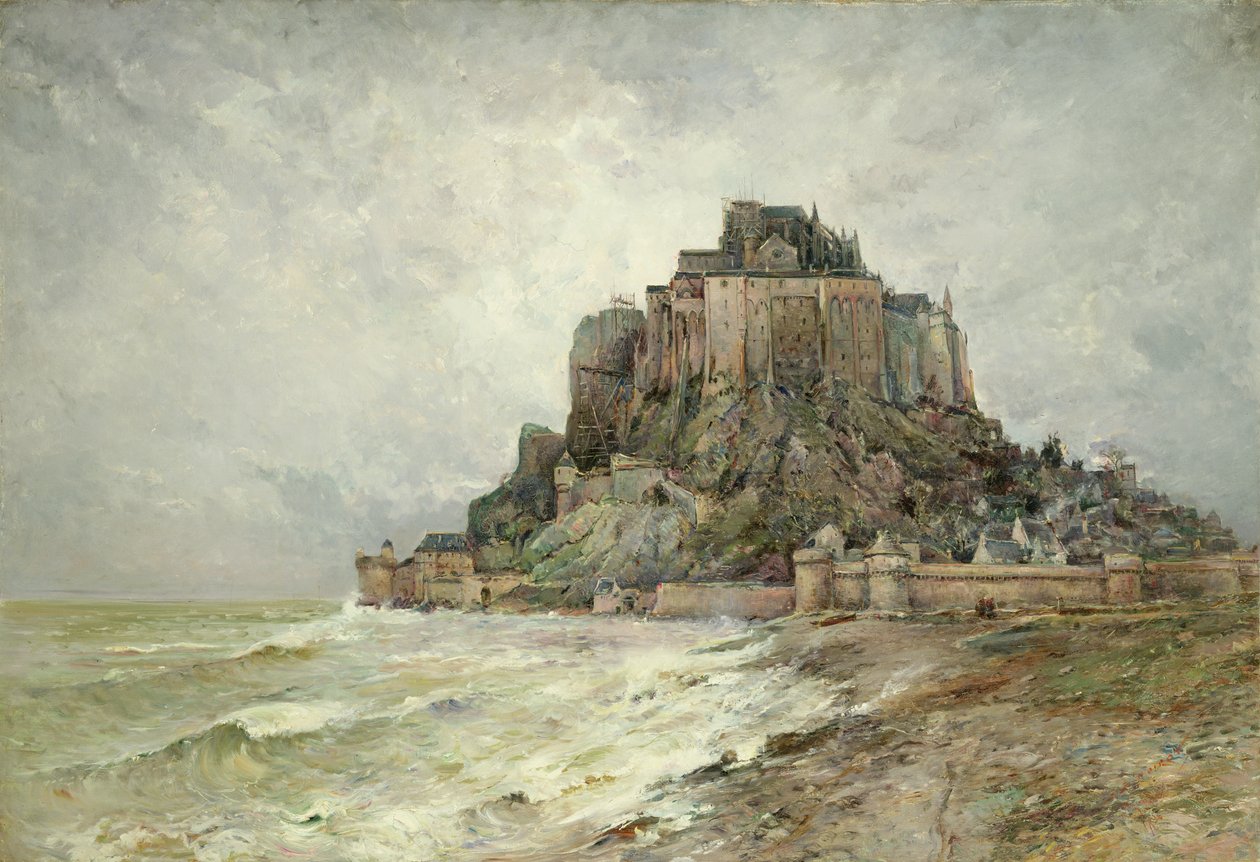 Mont Saint-Michel, 1896 da Emile Noirot