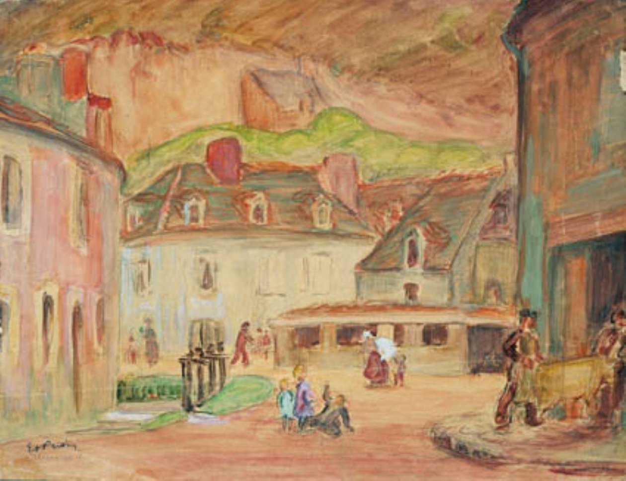 I conciatori di Falaise, Normandia da Emile Othon Friesz