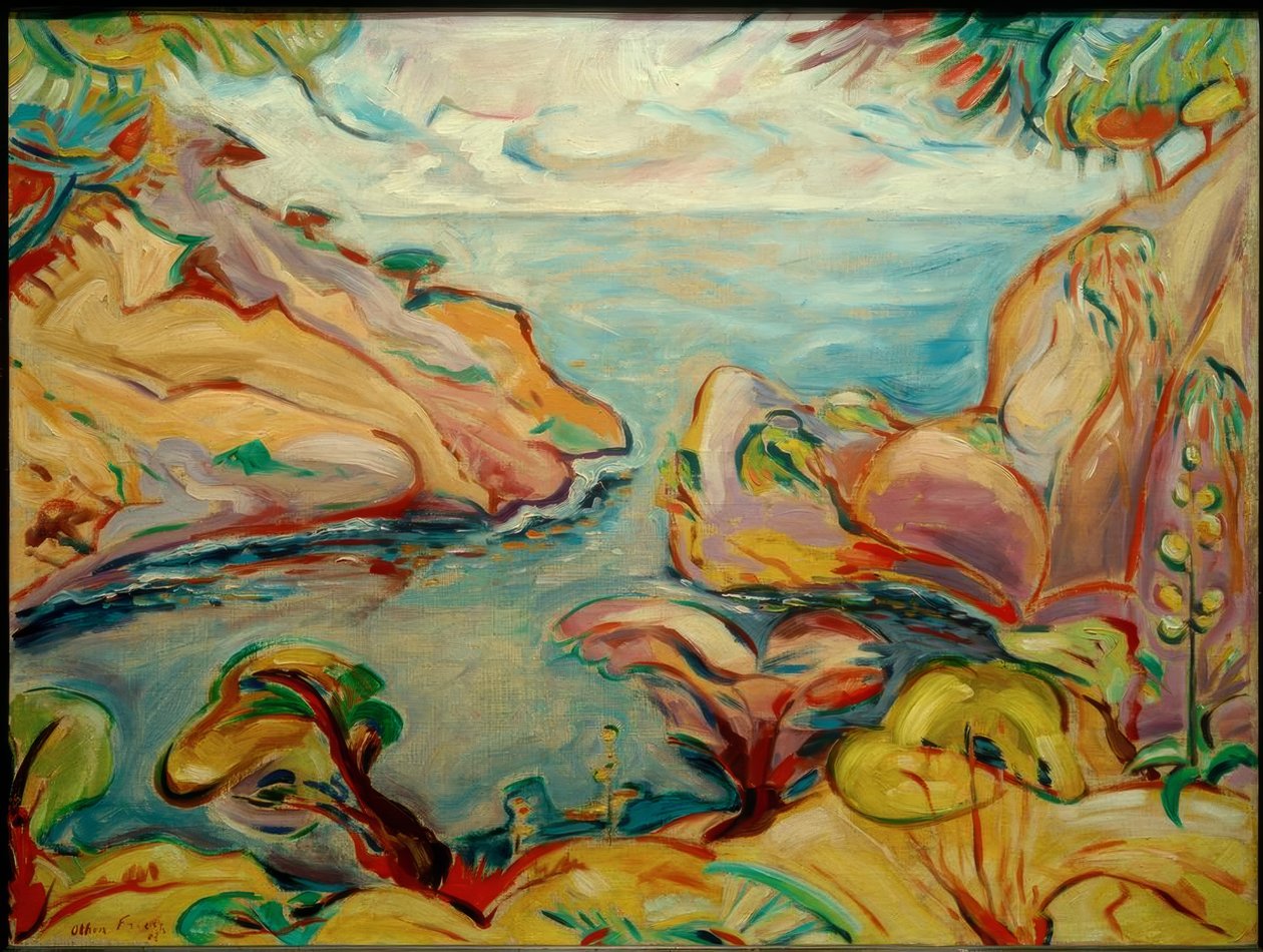 La Calanque du Mugel a La Ciotat da Emile Othon Friesz