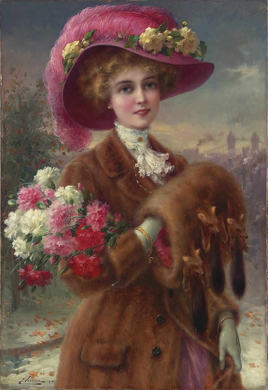 Bellezza invernale, 1910 da Emile Vernon
