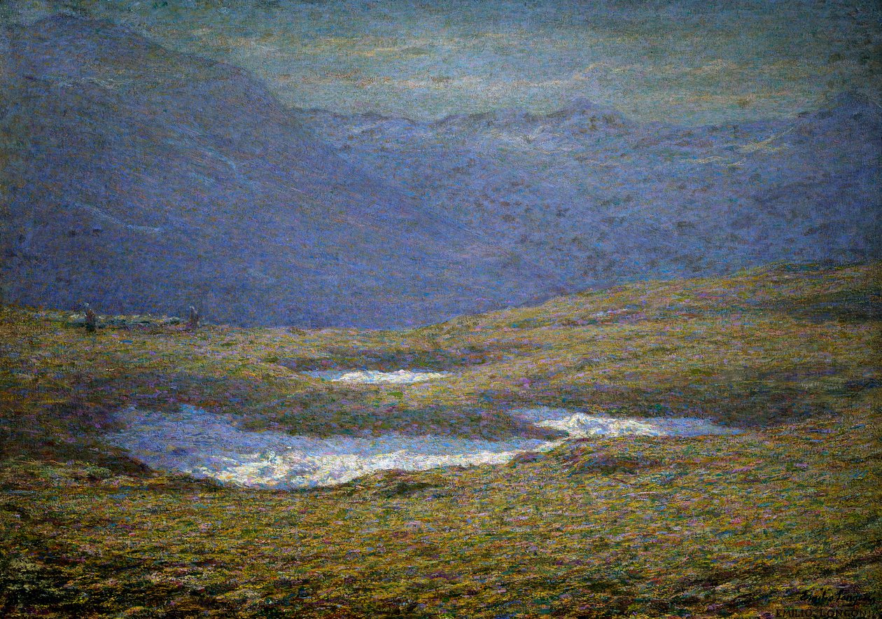 Paesaggio alpino da Emilio Longoni