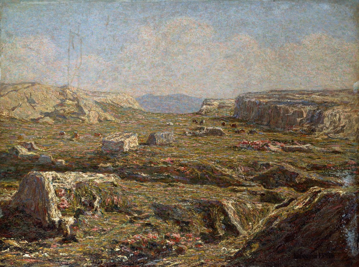 Paesaggio roccioso da Emilio Longoni