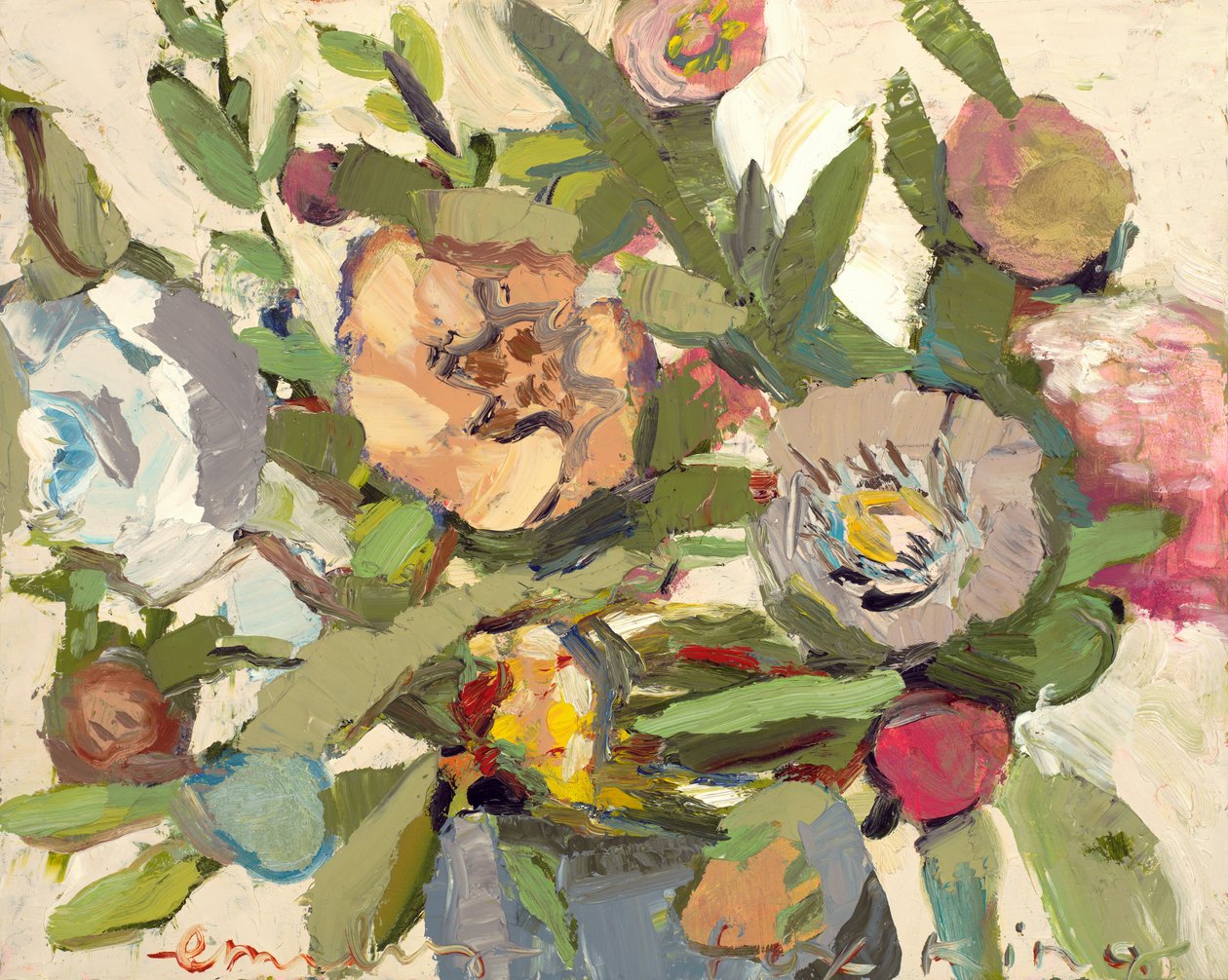 Sforzo senza fine, 2020 (olio su tela) da Emily Fox King