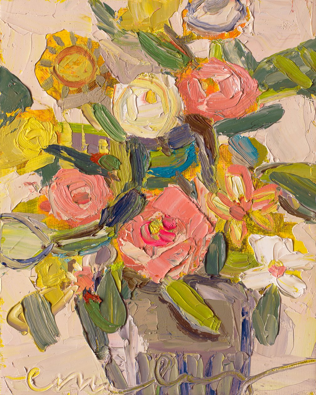 Karma, 2021 (olio su tela) da Emily Fox King