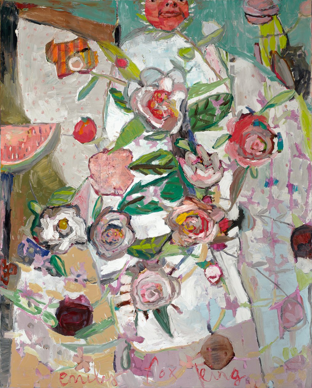 Non perso, 2021 (olio su tela) da Emily Fox King