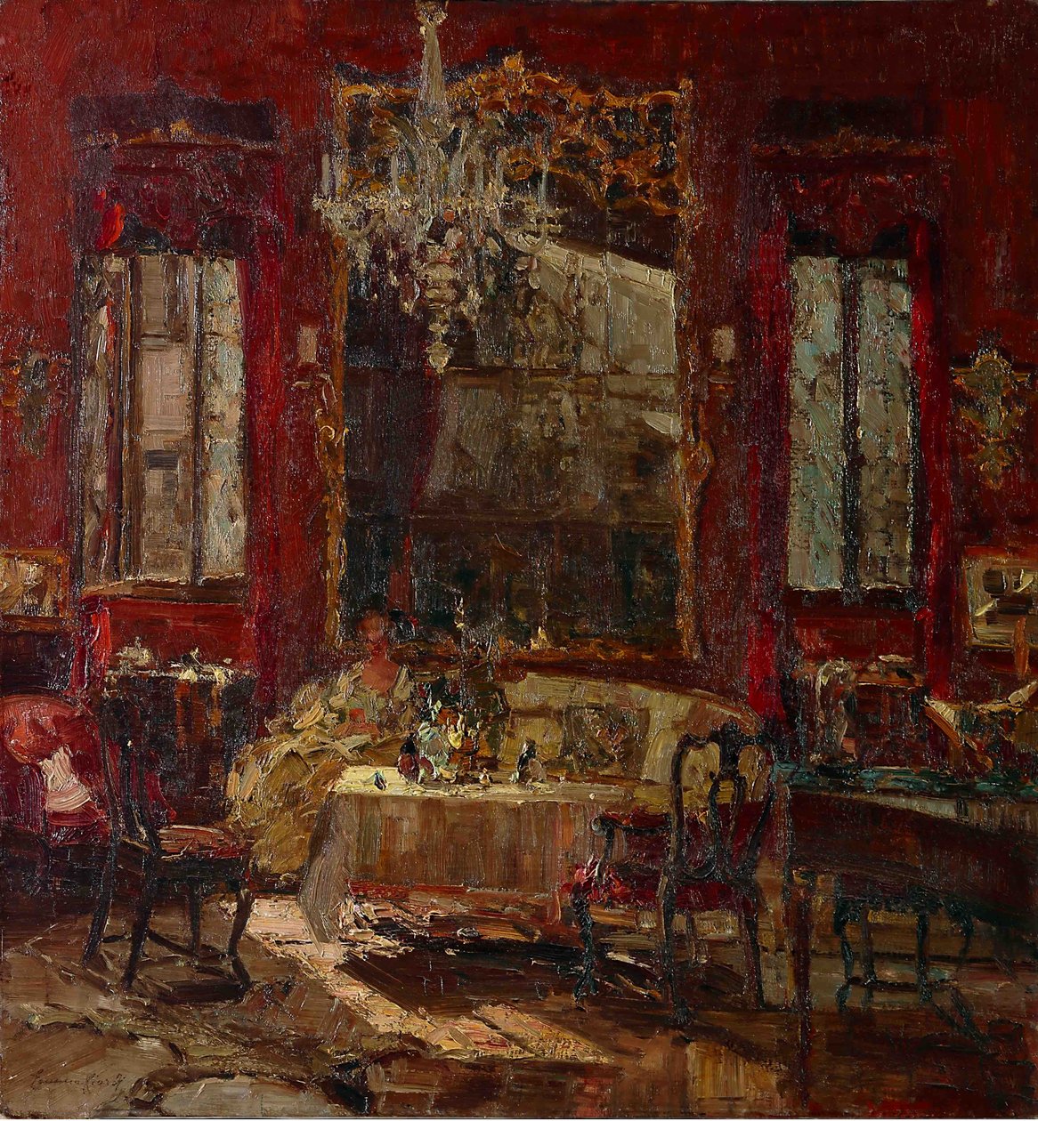 Stanza rossa, c. 1922 da Emma Ciardi
