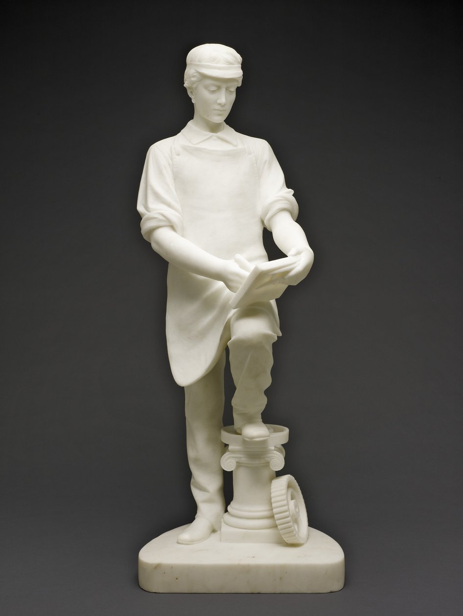 Apprendista meccanico, c.1859 da Emma Stebbins