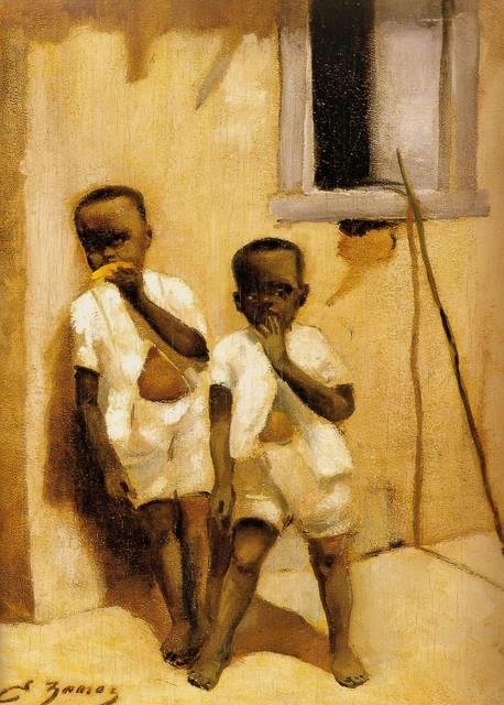 Bambini neri da Emmanuel Zamor