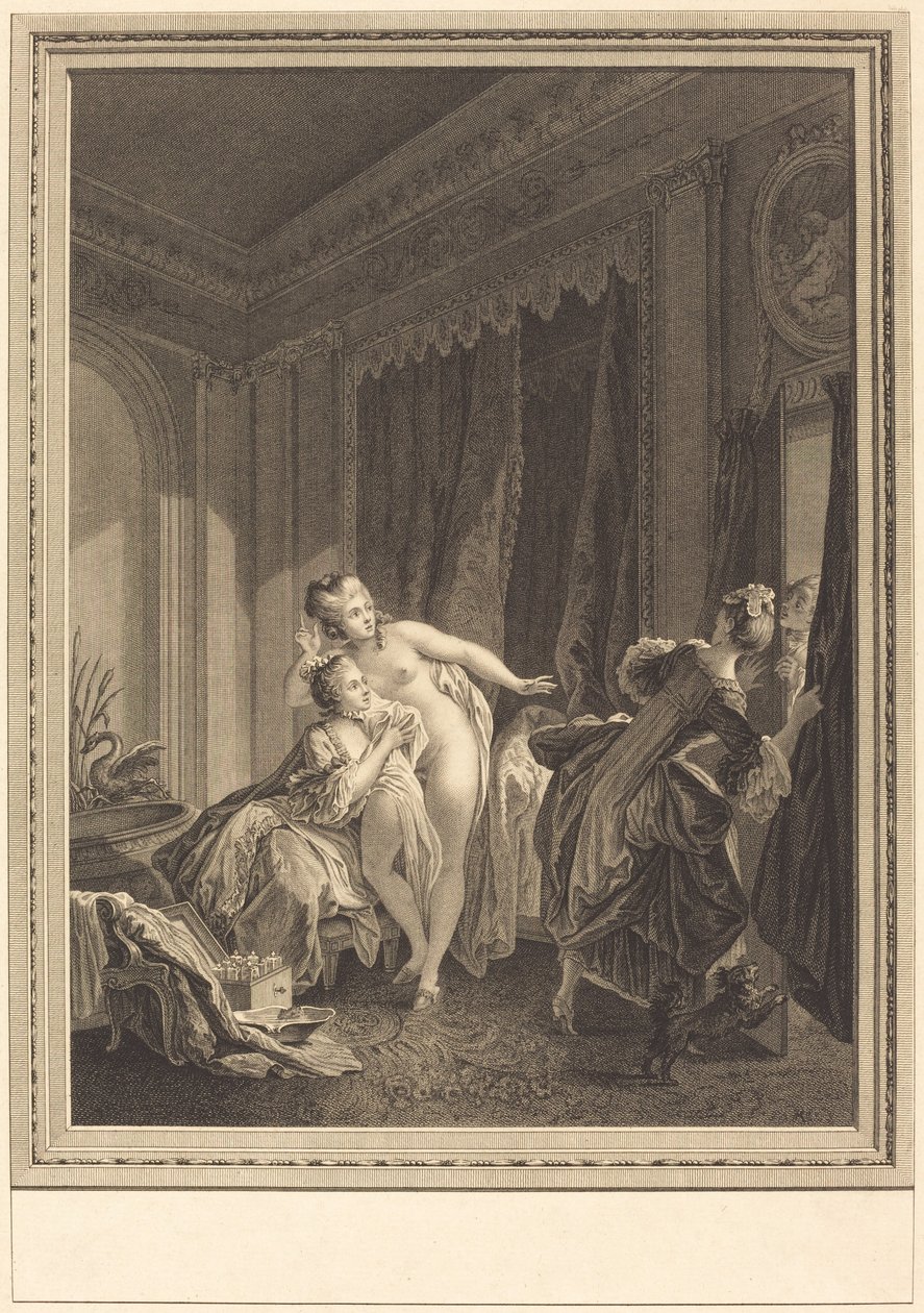 La sera da Emmanuel Jean Nepomucène de Ghendt after Pierre Antoine Baudouin