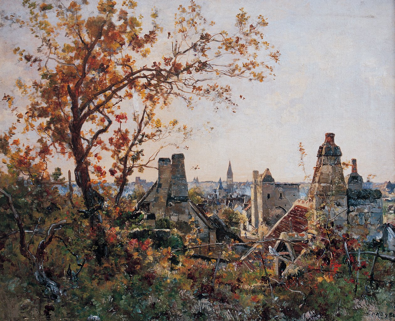 Beaulieu-lès-Loches, ottobre 1886 da Emmanuel Lansyer