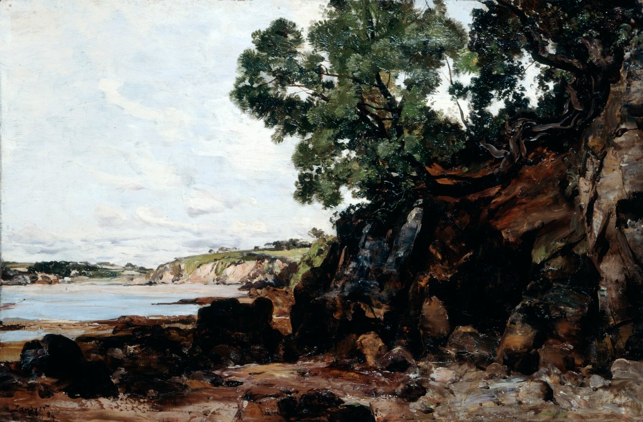 Douarnenez, 1884 da Emmanuel Lansyer