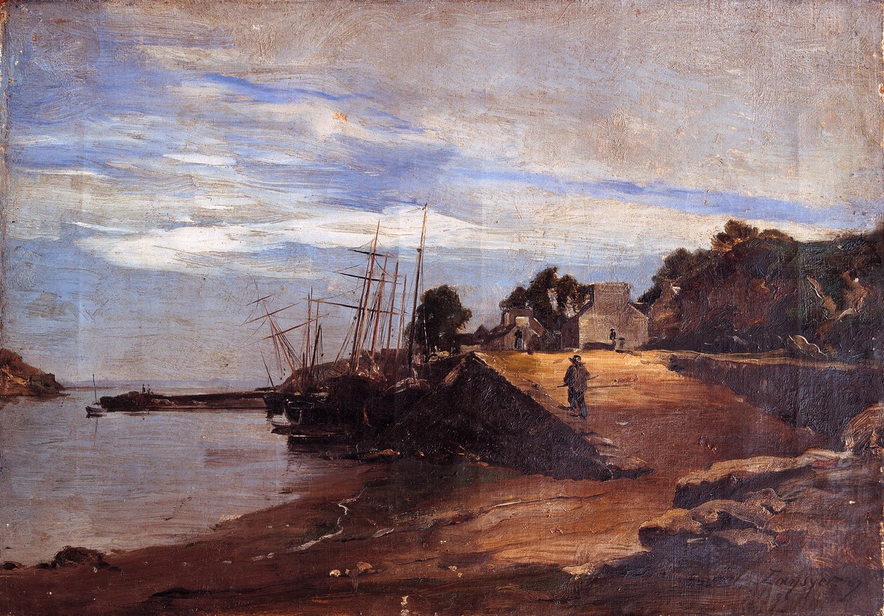 Douarnenez, Port Ru, barche da Emmanuel Lansyer