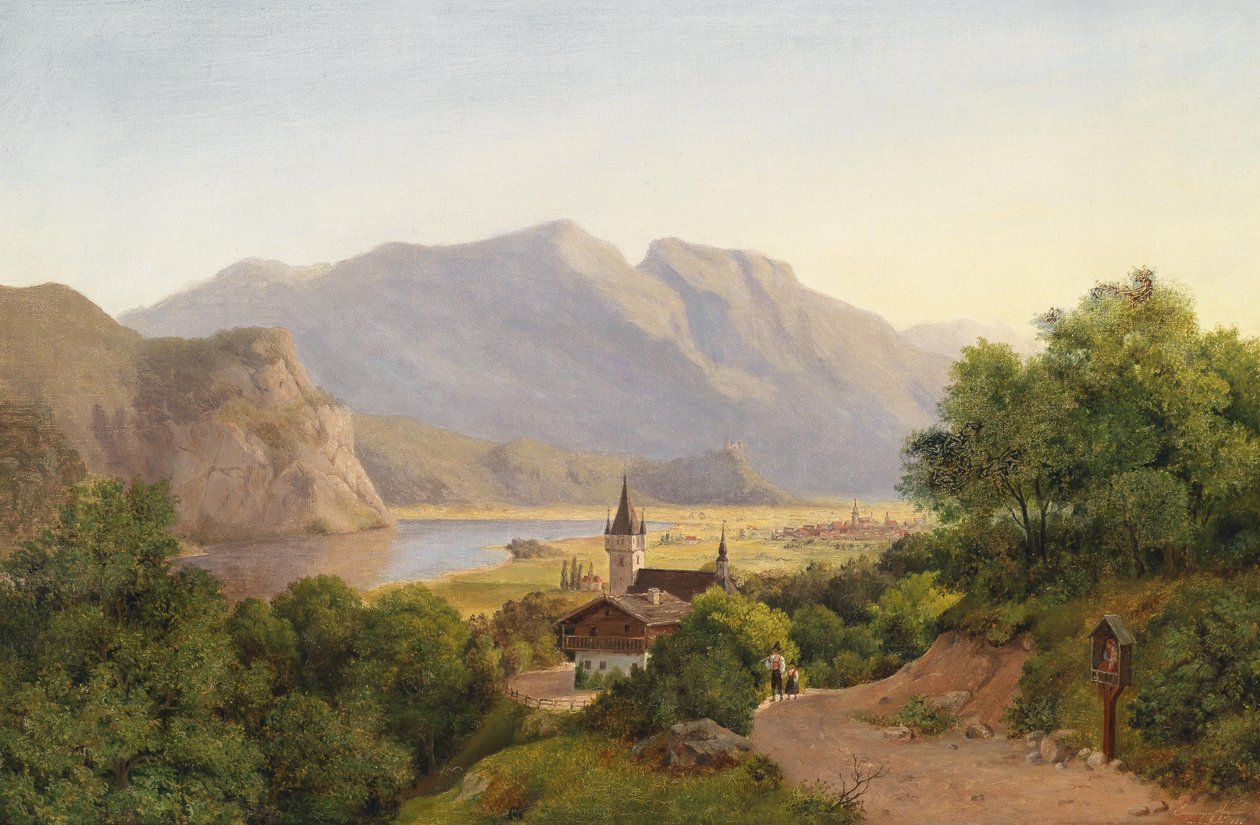 Vista su Bolzano da Emmy Meyer
