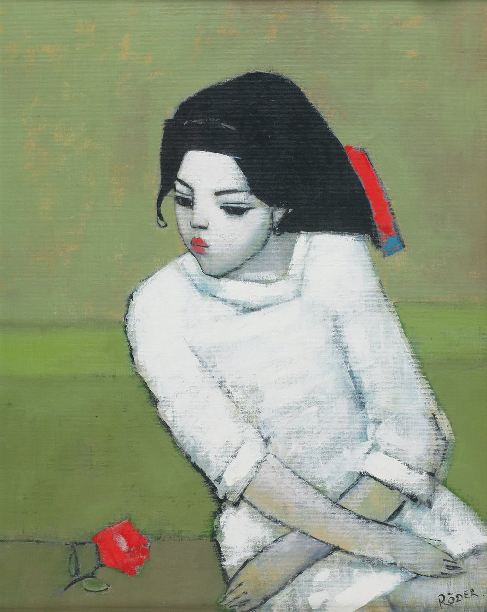 Lizzie in bianco da Endre Roder