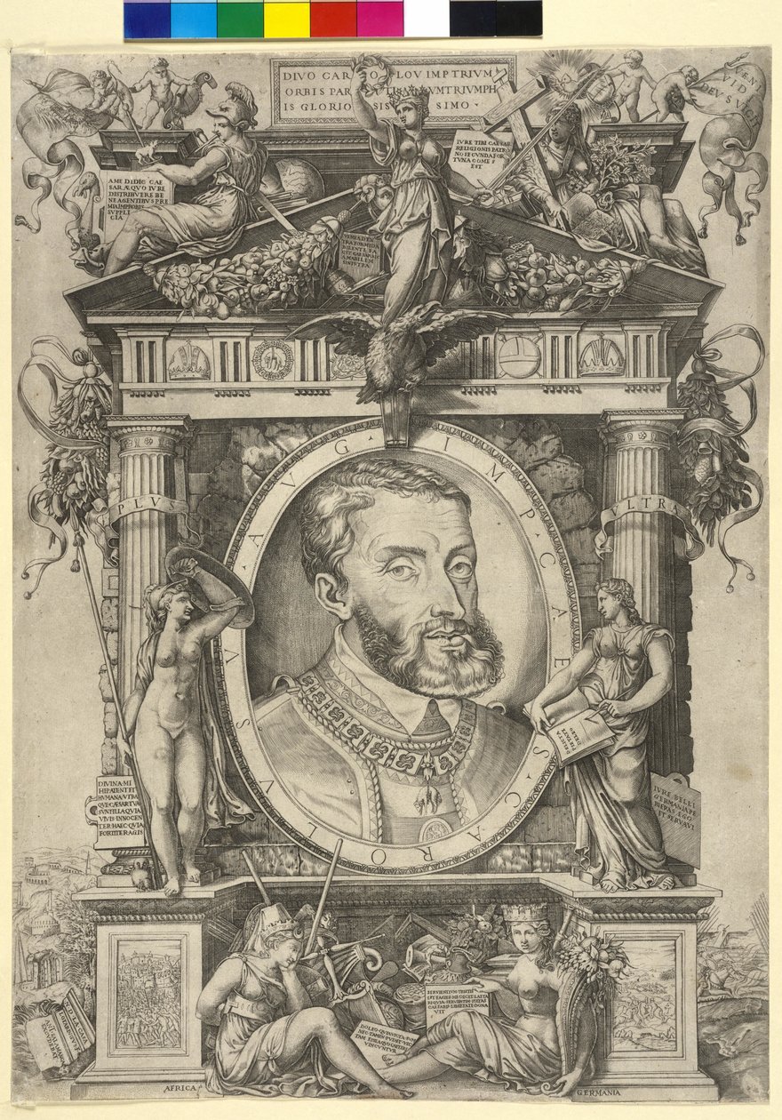 Sacro Romano Imperatore Carlo V da Enea Vico