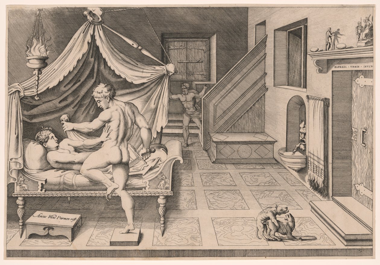 Tarquinio e Lucrezia da Enea Vico