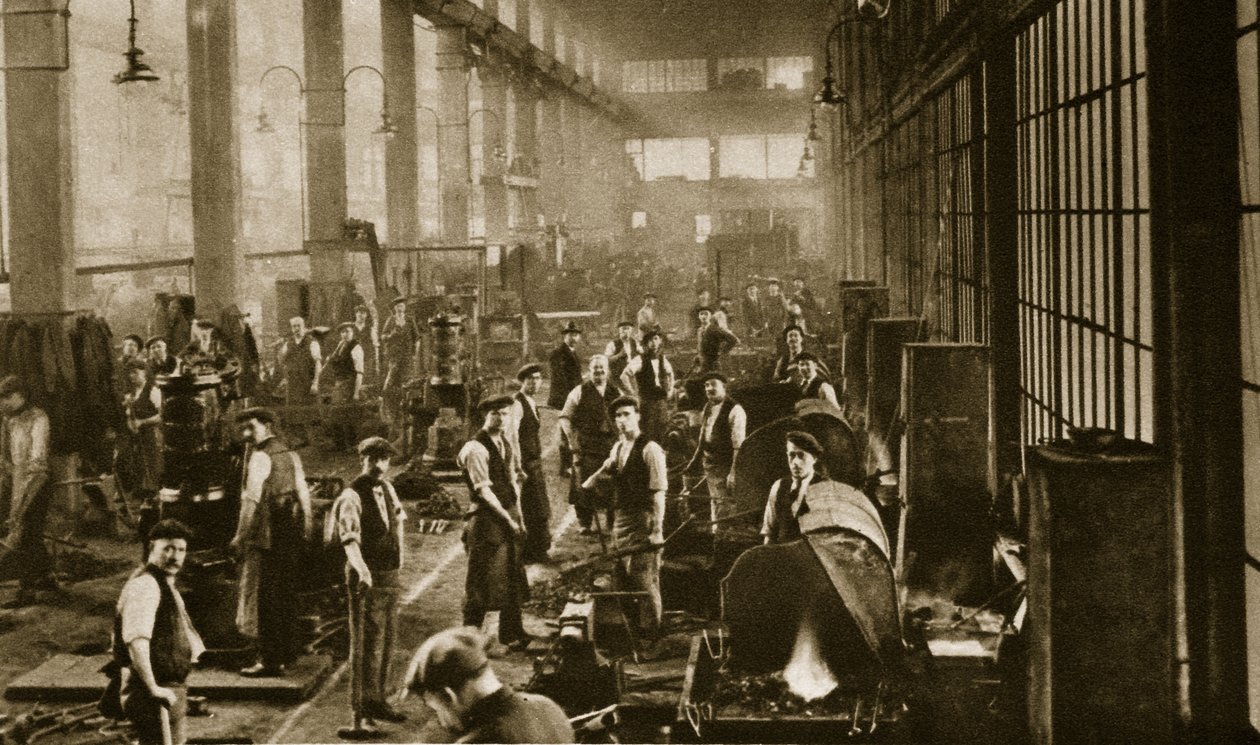 Una bottega di fabbro presso Beckton Gas Works da English Photographer
