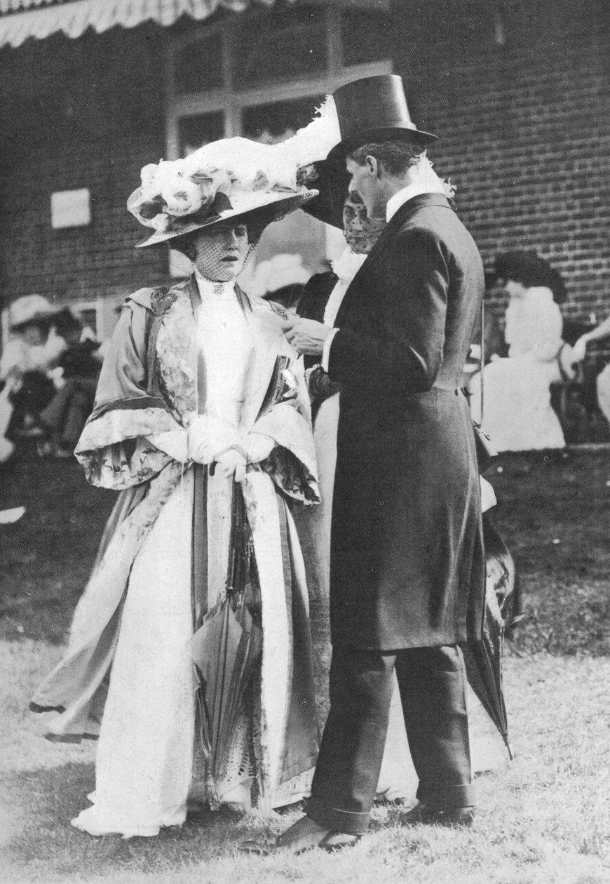 Alice Keppel e suo marito George, 1909 da English Photographer