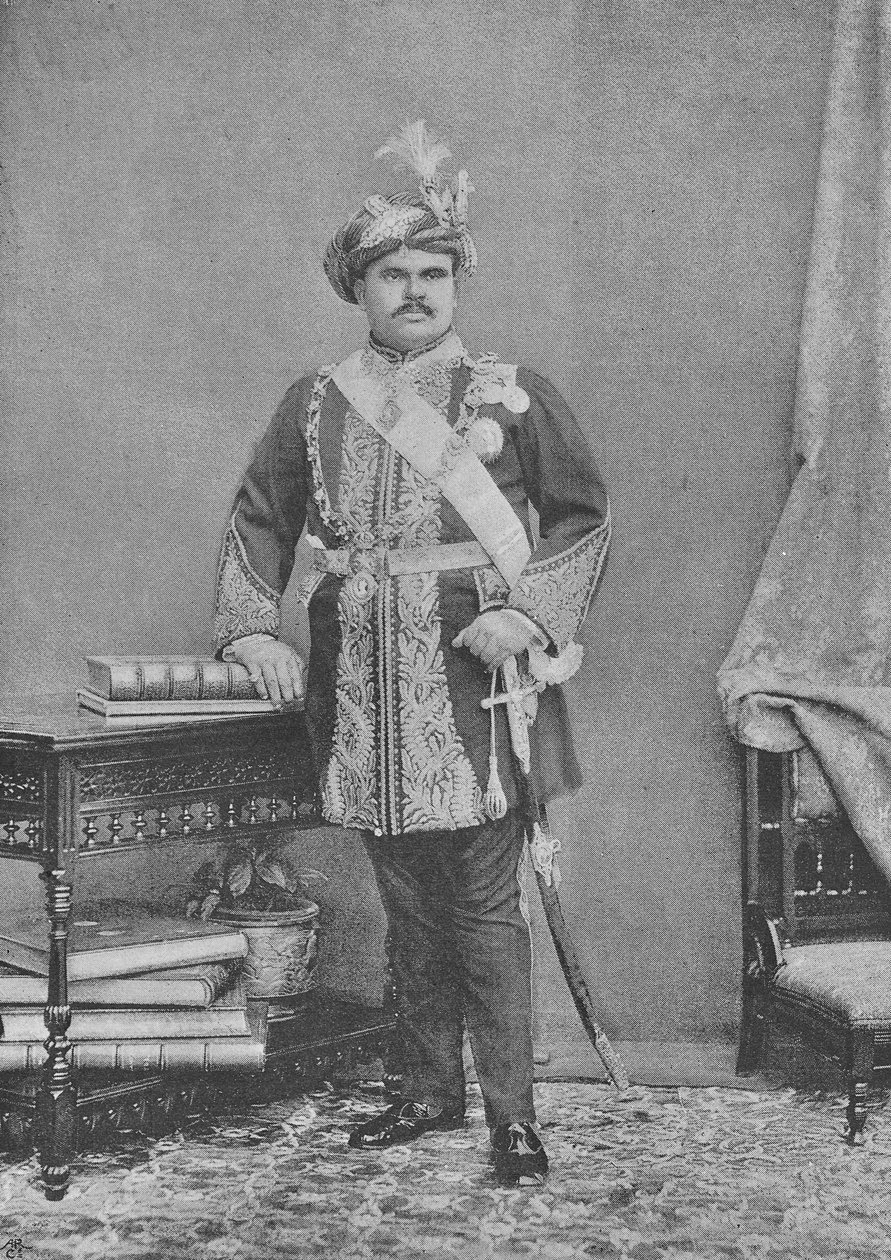 Maharaja Takhtsinhji di Bhavnagar da English Photographer