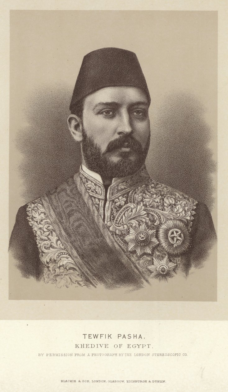 Ritratto di Tewfik Pasha, Chedivè d