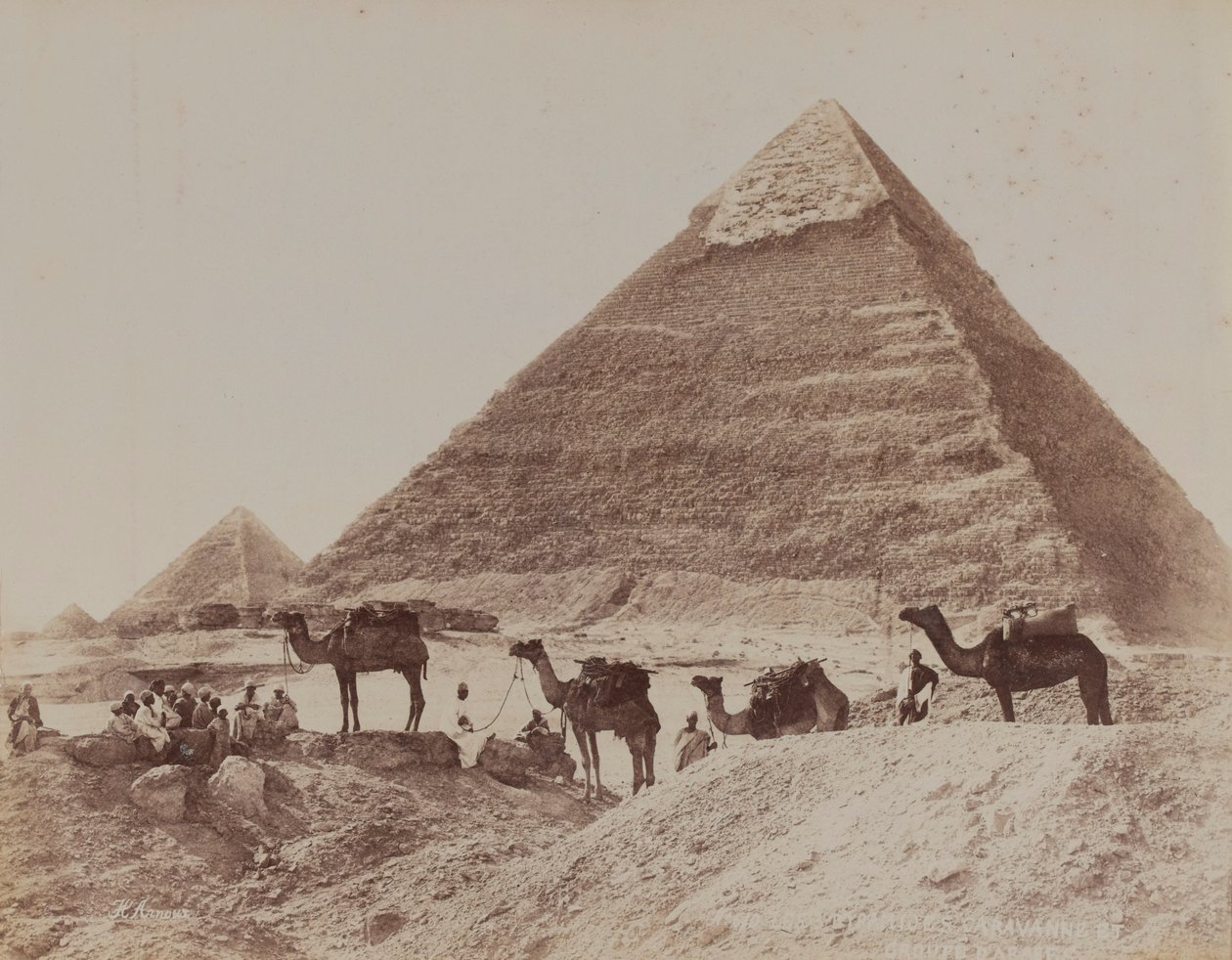 Piramide, Egitto, 1893 da English Photographer